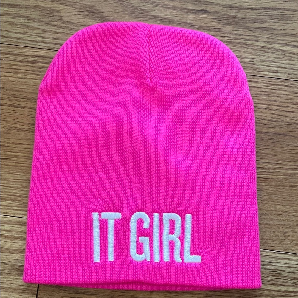 Christian Siriano Vibrant Pink 'IT GIRL' Beanie